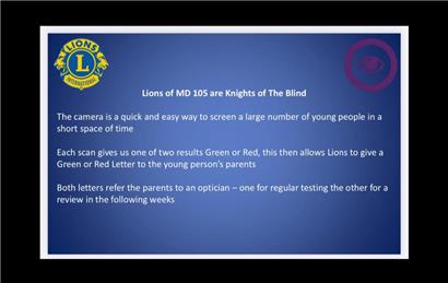  - MD105 British Isles Vision Screening Programme