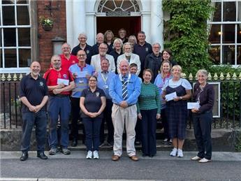 Charity cheques presentation night  2025